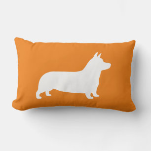 Coussin Rectangle Pembroke Welsh Corgi Chien Silhouette