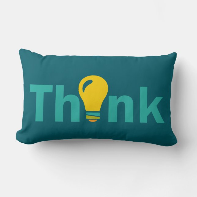 Coussin Rectangle Pensez (Recto)