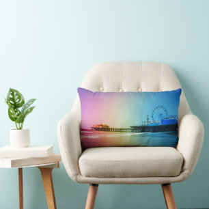 Coussin Rectangle Père Noël Monica Pier Couleurs arc-en-ciel
