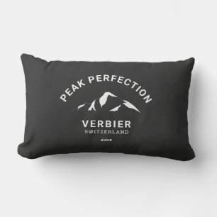 Coussin Rectangle Perfection de pointe Ski d'hiver Station de snowbo