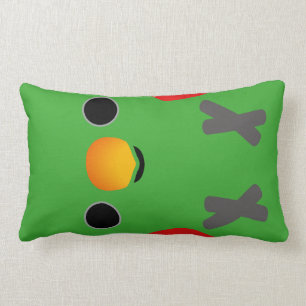 Coussin Rectangle Perroquet d'Eclectus (mâle)