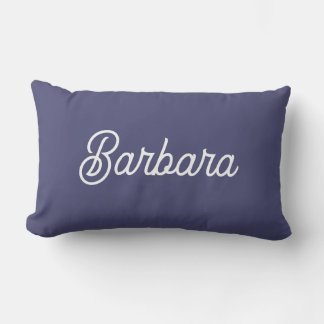 Coussin Rectangle Personalized Modern Elegant Typography Name