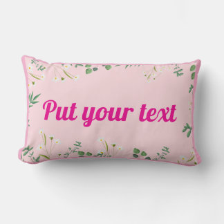Coussin Rectangle Personalized Throw Pillow for Home and Bedroom