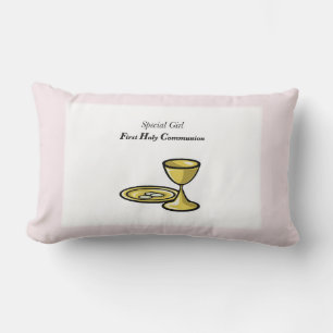 Coussin Rectangle Personnalisez, Fille Spéciale, Première Communion