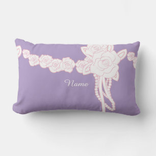 Coussin Rectangle Personnalisez le décorateur Lilac de finition simp