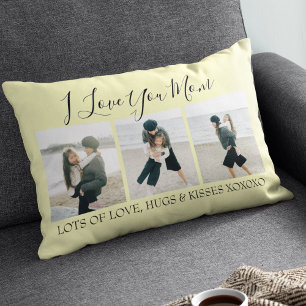 Coussin Rectangle Personnalité moderne Je t'aime maman   3 Photo