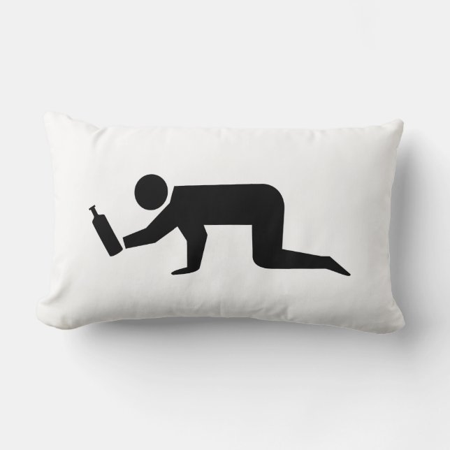 Coussin Rectangle Personnes ivres (Recto)