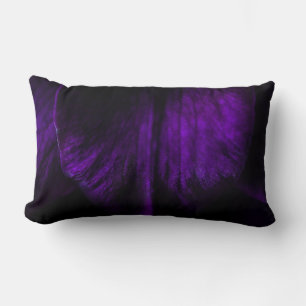 Coussin Rectangle Pétale de fleurs violettes