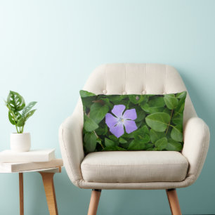 Coussin Rectangle Petite Fleur Violette