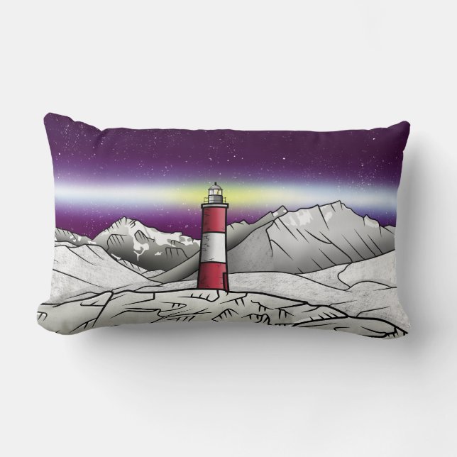 Coussin Rectangle Phare des Eclaireurs Sud de l'Argentine (Recto)