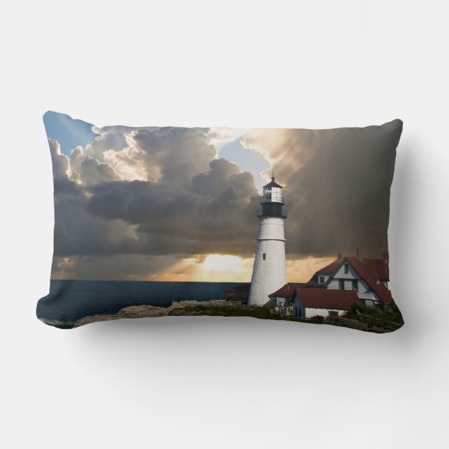 Coussin Rectangle Phare Pittoresque (Recto)
