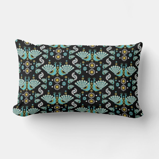 Coussin Rectangle Pheasers Peacock Art (Recto)