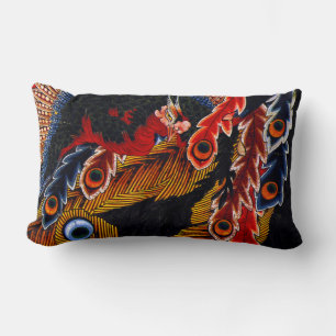 Coussin Rectangle Pheonix d'art Hokusai