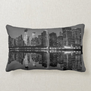 Coussin Rectangle Photo du paysage d'horizon de New York City