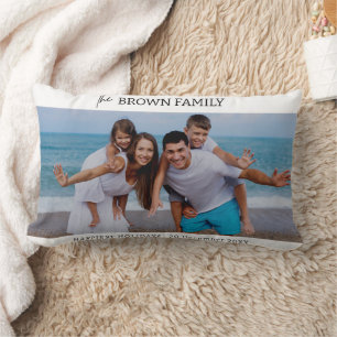 Coussin Rectangle Photo minimaliste moderne simple personnalisée