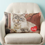 Coussin Rectangle Photo personnalisée Modèle de la famille des chien<br><div class="desc">Célébrez votre meilleur ami avec un Coussin personnalisé pour animaux de compagnie. Peut être fait pour Coussins de chiens ou Coussins de chats,  de meilleurs amis et grands-parents. Photo personnalisée Pet chien Famille Chat Modèle Lumbar Coussin.</div>