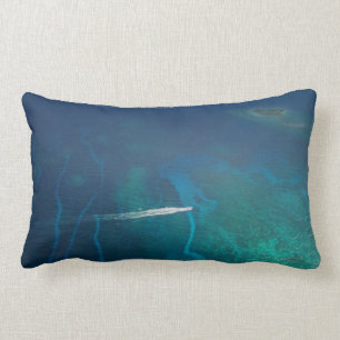 Coussin Rectangle Photographie aérienne des Maldives