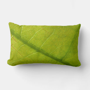Coussin Rectangle Photographie de la nature botanique de la feuille 