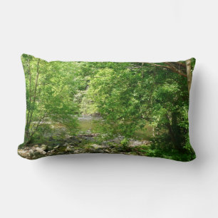 Coussin Rectangle Photographie de la nature dans le Maryland, vue su