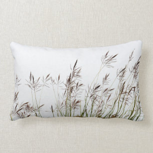 Coussin Rectangle Photographie de la nature   des herbes
