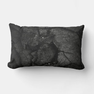 Coussin Rectangle Photographie en niveaux de gris de la formation de