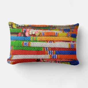 Coussin Rectangle Phuang Maalai - Guirlande florale thaïlandaise