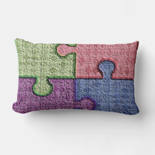 Coussin Rectangle Pièces de puzzle