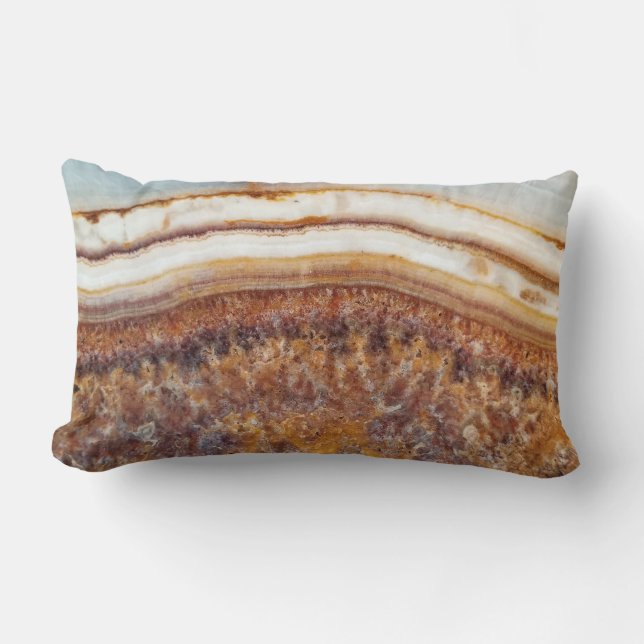 Coussin Rectangle pierre de marbre (Recto)