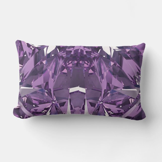 Coussin Rectangle Pierre Violette (Recto)
