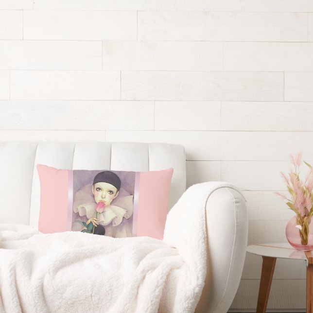 Coussin Rectangle Pierrot, années 1980 (Canapé)