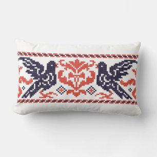 Coussin Rectangle Pigeons en couple