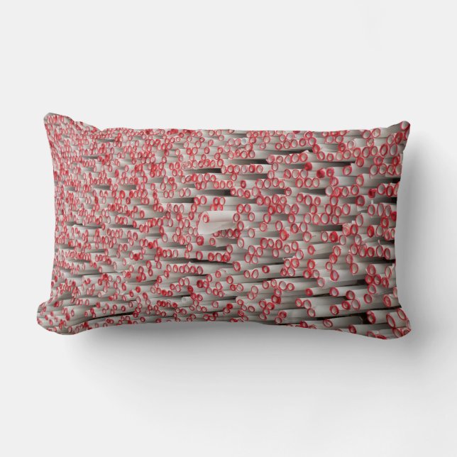 Coussin Rectangle Pile de papiers roulés (Recto)