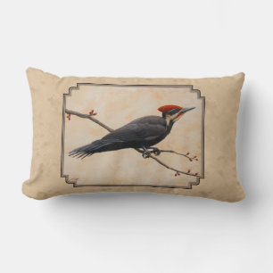 Coussin Rectangle Pileated Woodpecker