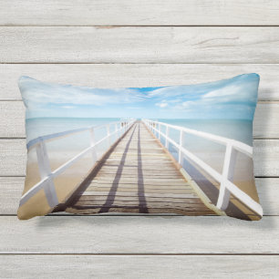 Coussin Rectangle Pilier tropical de plage