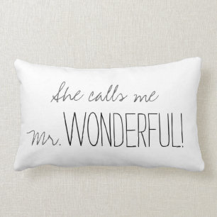 COUSSIN RECTANGLE PILLOW_ CHIC " M. WONDERFUL "
