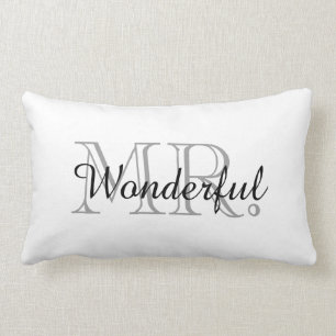 COUSSIN RECTANGLE PILLOW_ CHIC " M. WONDERFUL "