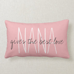 Coussin Rectangle PILLOW_ CHIC " NANA… donne le meilleur amour. "