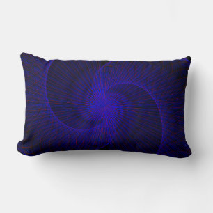Coussin Rectangle Pilote à double entonnoir géométrique haut vers le
