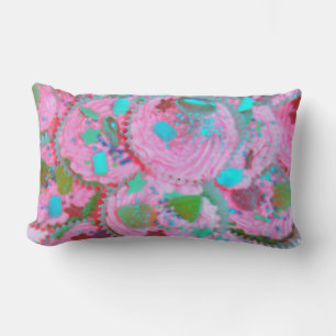 Coussin Rectangle Pink Cupcakes lance l'oreiller