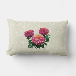 Coussin Rectangle Pink Dahlias, le Climax de l'enfant