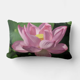 Coussin Rectangle Pink Lotus Flower IV