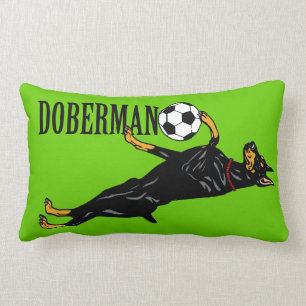 Coussin Rectangle pinscher de dobermann