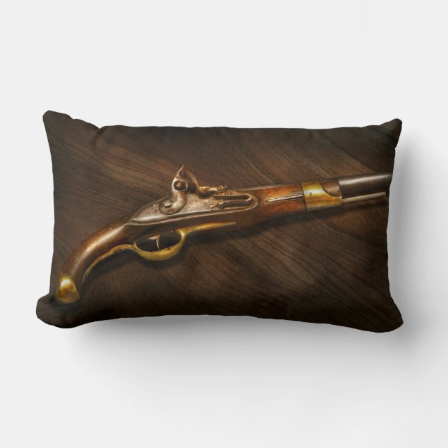 Coussin Rectangle Pistolet - Duels au petit matin (Recto)