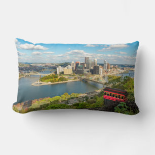 Coussin Rectangle Pittsburgh Pennsylvania Duquesne Incline View
