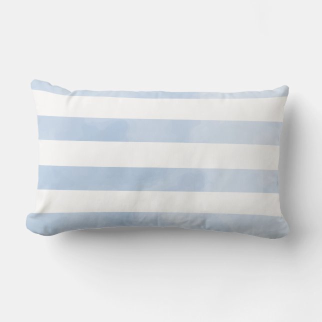 Coussin Rectangle PixDezines rayures/aquarelle numérique affecte (Recto)