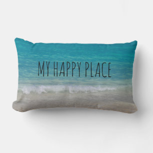 Coussin Rectangle plage de Bahama océan avec eau turquoise
