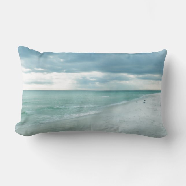 Coussin Rectangle Plage de la Floride (Recto)