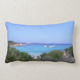 Coussin Rectangle plage de la Sardaigne d'amour de prince
