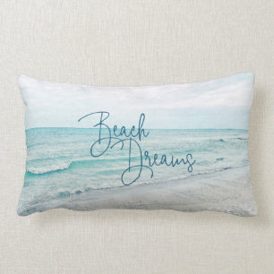Coussin Rectangle Plage Dreams Citation Inspiration Rétro Ocean Wav