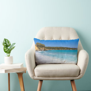 Coussin Rectangle Plage exotique Île tropicale Paradis